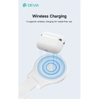 Devia TWS-Ultra1 ANC Bluetooth sztereó headset - fekete