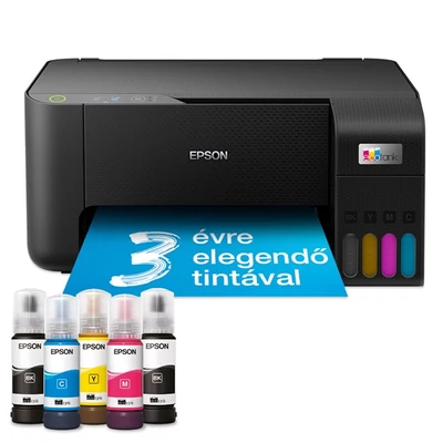 EPSON Tintasugaras nyomtató - EcoTank L3230 (A4, MFP, színes, 5760x1440 DPI, 33 lap/perc, USB)