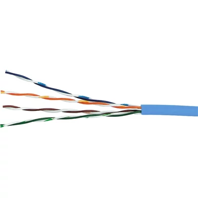 EXCEL Patch Kábel Cat.5e UTP 26AWG PVC köpeny 305m, kék