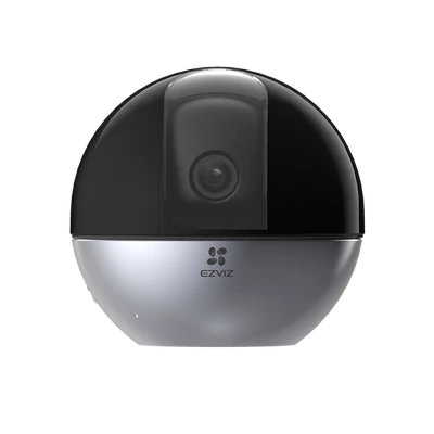 EZVIZ E6 3K beltéri kamera, 360° panorámakép, Apple Home Kit kompatibilis AI alapú emeber/ állat érzékelés, kamera hívás