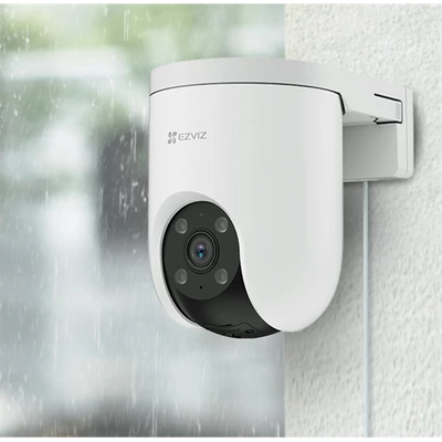 EZVIZ H8c kültéri 4G kamera 3MP 2K, színes éjszakai kép, 360°panoráma kép, ember/jármű érzékelés automata követés, 512GB