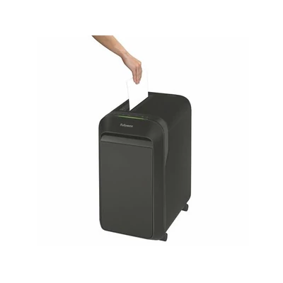 FELLOWES Iratmegsemmisítő, mikrokonfetti, 18 lap, "Powershred LX221", fekete