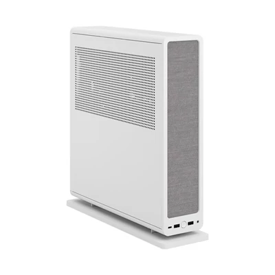 FRACTAL DESIGN Ház Mini ITX/SFF Ridge (PCI-E 4.0) Tápegység nélkül, Fehér