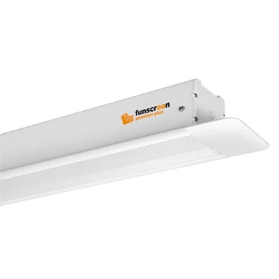 FUNSCREEN 95" (16:10) PREMIUM PLUS motoros Vetítővászon (álmennyezeti, oldalfeszített,Méret: 229x137,Lát.méret: 203x126)