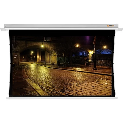 FUNSCREEN 95" (16:10) PREMIUM PLUS motoros Vetítővászon (álmennyezeti, oldalfeszített,Méret: 229x137,Lát.méret: 203x126)