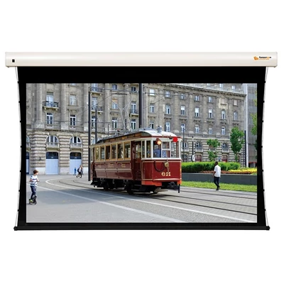 FUNSCREEN 113" (16:10) Premium Plus motoros vetítővászon (oldalfeszített, Méret 269x162 cm, Látható méret: 243x152 cm)