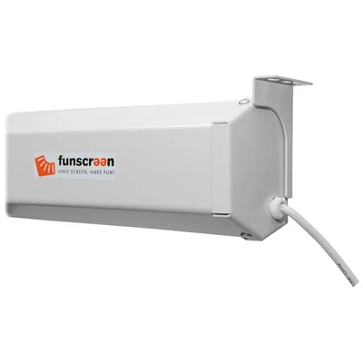 FUNSCREEN Feszített keretes, Motoros 213x320cm 16:9 (látható méret 168x300cm) vetítővászon