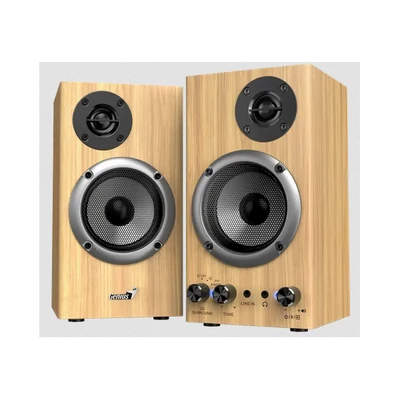 GENIUS 2.0 Hangszóró SP-HF520BT Jack 20 Watt Fa színű, Bluetooth