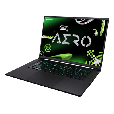 GIGABYTE AERO X16 16" WQXGA (165Hz), AMD Ryzen AI 7 350 (8C/5Ghz), 32GB, 1TB SSD, RTX 5070, Win11 Home, US bill, szürke
