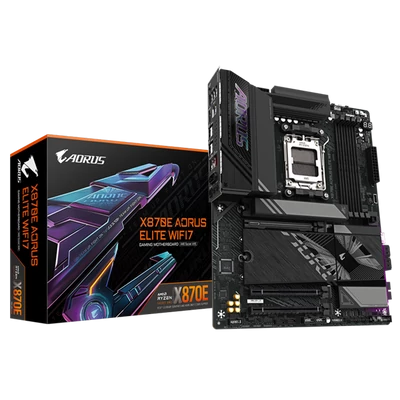GIGABYTE Alaplap AM5 X870E AORUS ELITE WIFI7 AMD X870, ATX