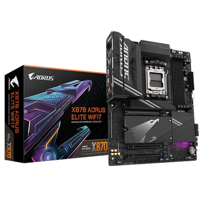 GIGABYTE Alaplap AM5 X870 AORUS ELITE WIFI7 AMD X870, ATX