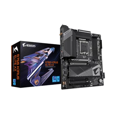GIGABYTE Alaplap S1700 B760 AORUS ELITE AX INTEL B760, ATX