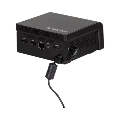 GIGABYTE PC BRIX, Intel N-series N250 3.8GHz, HDMI, 2xDisplayport, LAN, WIFI, BT, 2.5" HDD hely, 3xUSB