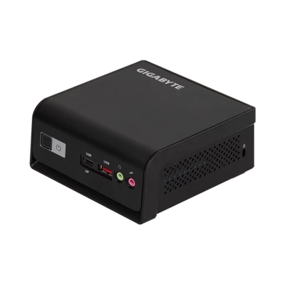 GIGABYTE PC BRIX, Intel N-series N250 3.8GHz, HDMI, 2xDisplayport, LAN, WIFI, BT, 2.5" HDD hely, 3xUSB