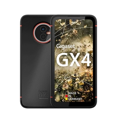 GIGASET GX4, Bt5.2, NFC, 4/64GB, IP68 víz- és porálló, Dual SIM, Android 12, kivehető akku