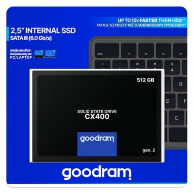 GOODRAM SSD 2.5" SATA3 512GB CX400 Gen.2