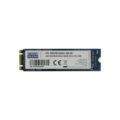 GOODRAM SSD M.2 SATA 2280 480GB, S400U BULK