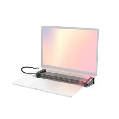 HAMA 00200145, UUSB 3.1 TYPE-C, 9IN1 DOKKOLÓ ADAPTER (USB3.1,2XHDMI,LAN,USB-C,PD) - szürke