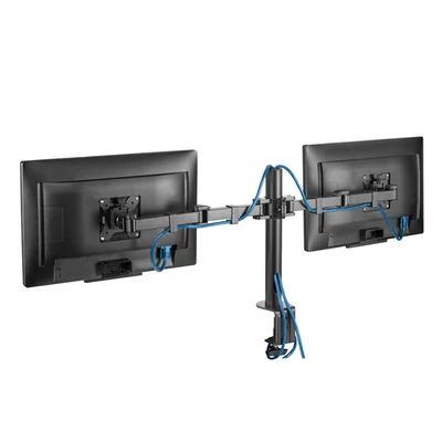 HAMA 118494, MONITORKAR DUPLA, FULL MOTION, 100X100, 2*35"-IG, FEKETE