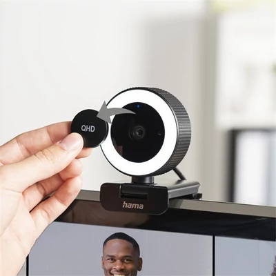 HAMA 139993, FULL HD WEBCAM "C-800 PRO", QHD(2560 x 1440), AF,+TÁV.IR.