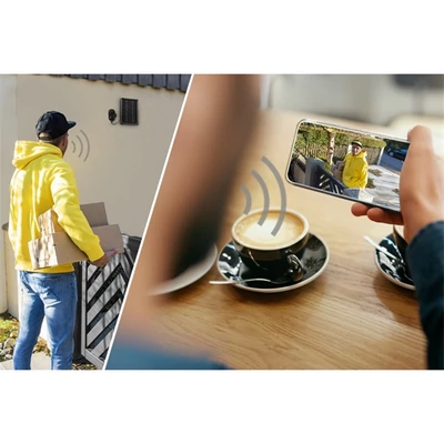 HAMA 176615, OKOS WIFI KAMERA 1080P, NAPELEMES, ÉJJELLÁTÓ, KÜLTÉRI