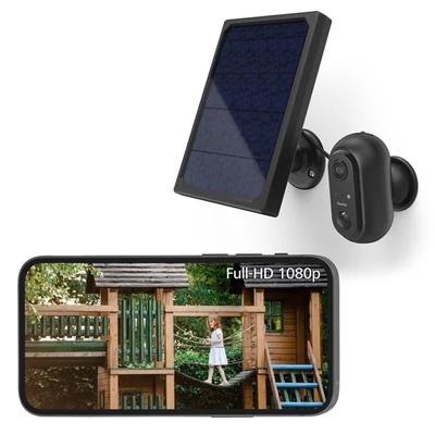 HAMA 176615, OKOS WIFI KAMERA 1080P, NAPELEMES, ÉJJELLÁTÓ, KÜLTÉRI