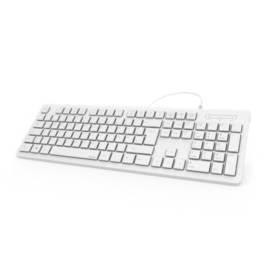 HAMA 182680, BILLENTYŰZET "KC-200", FEHÉR, USB