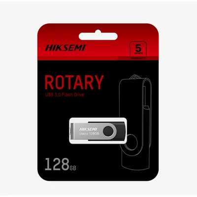 HIKSEMI Pendrive 64GB M200S "Rotary" U3 USB 3.0, Szürke-Fekete (HIKVISION)