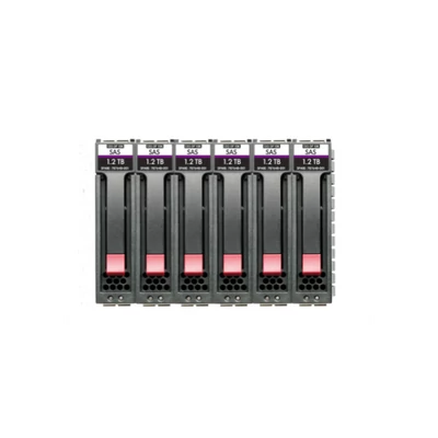 HPE MSA 14.4T SAS 10K SFF M2 6pk HDD Bundle