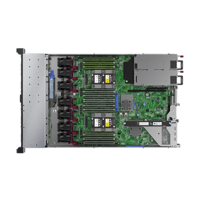 HPE rack szerver ProLiant DL360 Gen10, Xeon-G 4C 5222 1P 3.8GHz, 32GB, No HDD 8SFF, P408i-a, NC, 1x800W