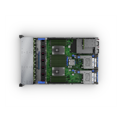 HPE rack szerver ProLiant DL385 Gen10+, EPYC 24C 7402 P2 2.80GHz, 2x16GB, NoHDD 24SFF, E208i-p, 2x800W