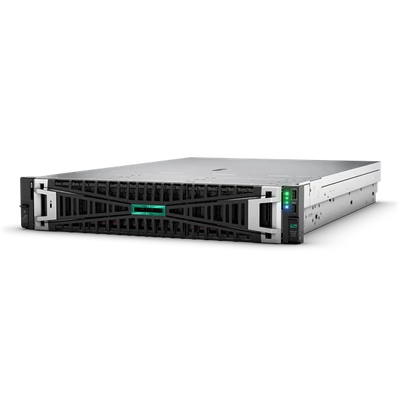 HPE rack szerver ProLiant DL385 Gen11, AMD EPYC 16C 9124 3.0GHz, 2x32GB, 2x480GB SSD, 8SFF, MR408i-o, 2x1000W