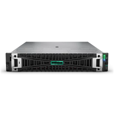 HPE rack szerver ProLiant DL385 Gen11, AMD EPYC 16C 9124 3.0GHz, 2x32GB, 2x480GB SSD, 8SFF, MR408i-o, 2x1000W