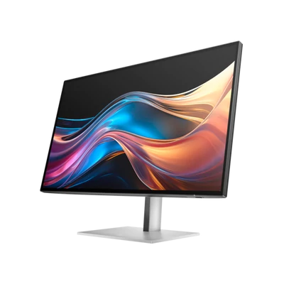 HP monitor 27” Series 7 Pro 727pk 3840x2160, 60Hz, 16:9, 2000:1, 400cd, 5ms, HDMI, DisplayPort, USB-C, fekete/ezüst