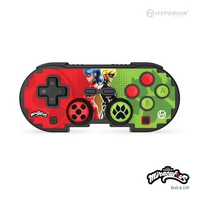 HYPERKIN Pixel Art Miraculous Nintendo Switch/PC/Mac/Android "K.bogár és F.macska" BT kontroller