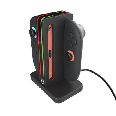 HYPERKIN Power Spire Nintendo Switch 2 Joy-Con Töltőállvány, Fekete
