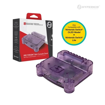HYPERKIN RetroN S64 Nintendo Switch Dokkoló, Lila