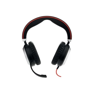 JABRA Fejhallgató - Evolve 80 UC Stereo Vezeték Nélküli/USB Adapter, Mikrofon
