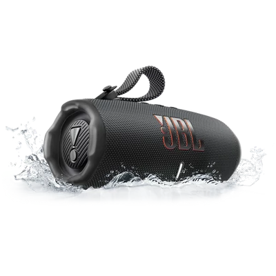 JBL CHARGE 6 BLK, BT hangszóró, Fekete (Hordozható, vízálló)