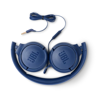 JBL Tune 500 (Vezetékes fejhallgató), Kék