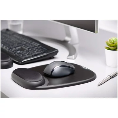 KENSINGTON Egéralátét csuklótámasszal (Comfort Gel Mouse Pad — Black)