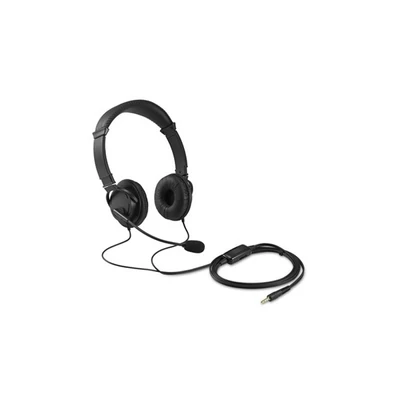 KENSINGTON K33597WW Fejhallgató mikrofonnal (HiFi Headphones with Mic and Volume Control Buttons 3.5mm)