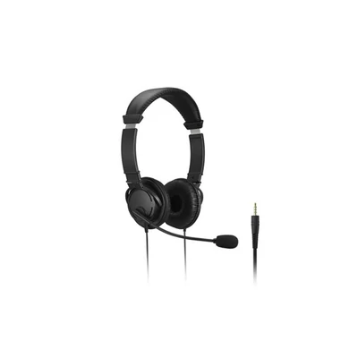 KENSINGTON K33597WW Fejhallgató mikrofonnal (HiFi Headphones with Mic and Volume Control Buttons 3.5mm)