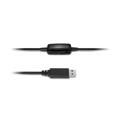 KENSINGTON K33065WW Fejhallgató mikrofonnal (HiFi USB Headphones with Mic and Volume Control Buttons USB-A)