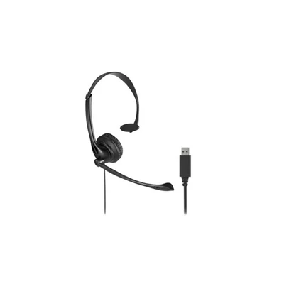 KENSINGTON K80100WW Fejhallgató mikrofonnal (USB Mono Headset with Inline Controls)