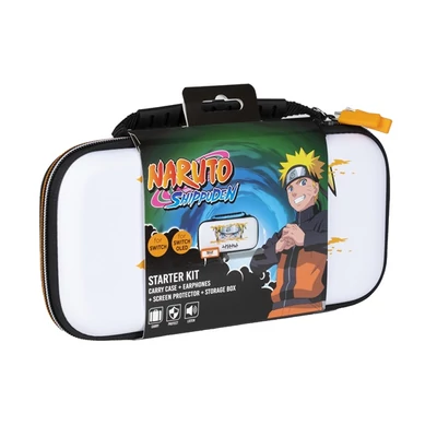 KONIX - NARUTO Nintendo Switch Kezdő csomag (Tok + Üvegfólia + Törlőkendő + Játéktartó + Füllhalgató)