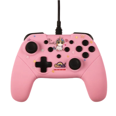 KONIX - UNIK "Be Funky" Nintendo Switch/PC Vezetékes kontroller, Színes