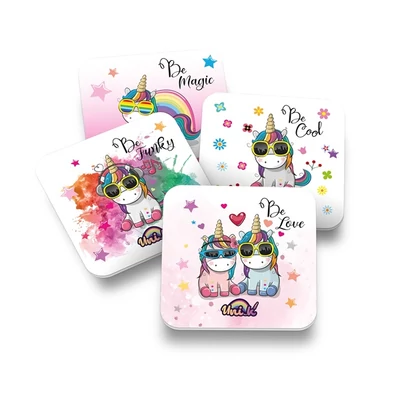 KONIX - UNIK Poháralátét csomag, Színes