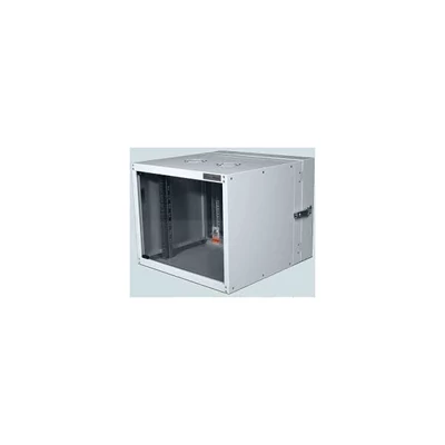 LEGRAND hálózati rack szekrény, 19`  7U SZÉL: 600 MÉLY: 450 MAG: 405 szürke egyrészes, üvegajtós készre szerelt MAX: 65