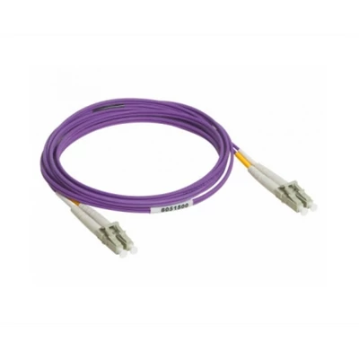 LEGRAND patch kábel optika OM3 (PC)multimódusú LC/LC duplex 50/125 um LSZH (LSOH)lila 2 méter